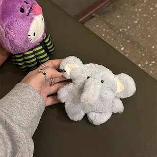 Plush Elephant Airpods Case