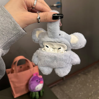 Plush Elephant Airpods Case