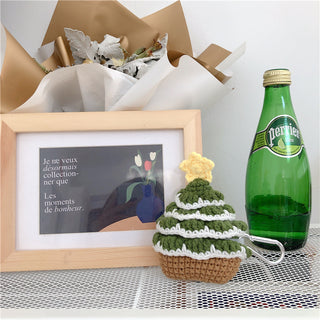 Fluffy Christmas Trees Airpods Case