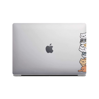 Cute Cats Clear Macbook Case Cover