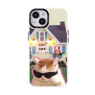 Sunglasses Cat And Dog Silicone Phone Case Couple Case