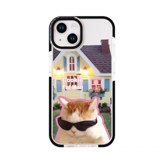 Sunglasses Cat And Dog Silicone Phone Case Couple Case