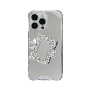 Luxury Mirror Phone Case With Diamond Phone Holder