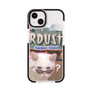 Sunglasses Cat And Dog Silicone Phone Case Couple Case