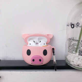 Cute Pink Pig Airpods Case