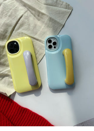 Candy-colored Phone Case With Phone Holder