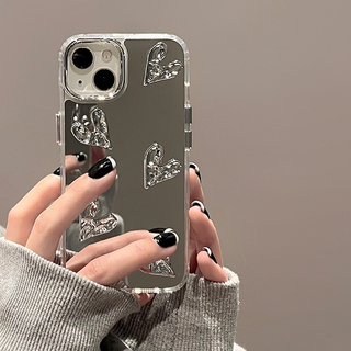 3D Love Heart Mirror IPhone Case