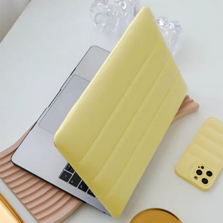 Yellow Air Cushion Macbook Case Cover