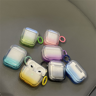 Gradient clear Airpods case