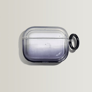 Gradient Purple Clear Silicone AirPods Case Cover