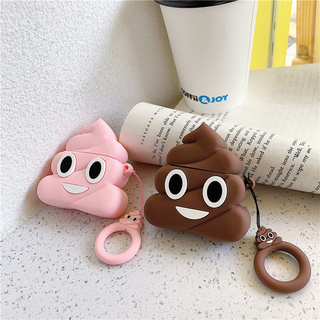 Cute Poop Silicone Airpods Case