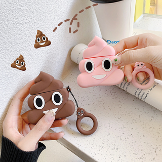 Cute Poop Silicone Airpods Case