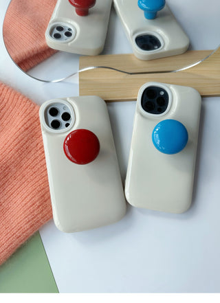 Candy-colored Phone Case With Phone Holder