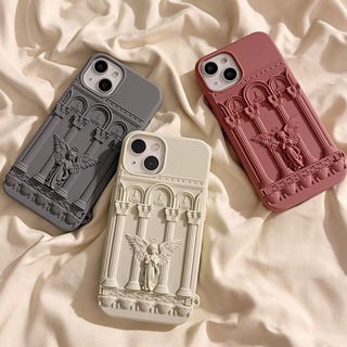 3D Angel Retro iPhone Case Soft silicone Compatible with iPhone Case