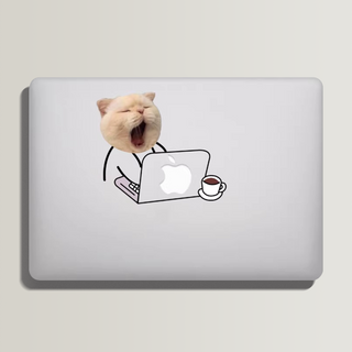 Cat Dog Pattern Hard Macbook Case Cover Couple Case