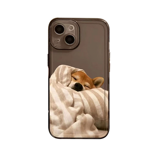 Funny Dogs Clear Phone Case Couple Case