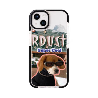 Sunglasses Cat And Dog Silicone Phone Case Couple Case