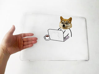 Cat Dog Pattern Hard Macbook Case Cover Couple Case