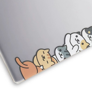 Cute Cats Clear Macbook Case Cover