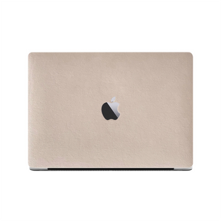 Beige Soft Leather Macbook Case